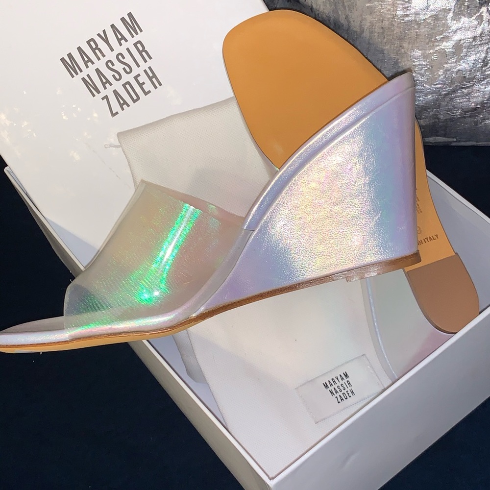 Maryam Nassir Zadeh paradise mule wedges